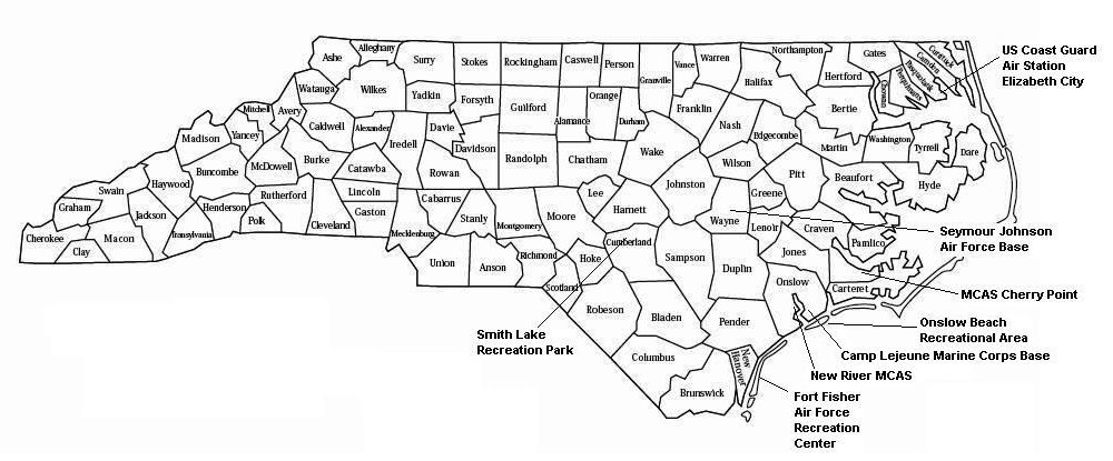 Camping at North Carolina Department of Defense Sites » Carolina ...