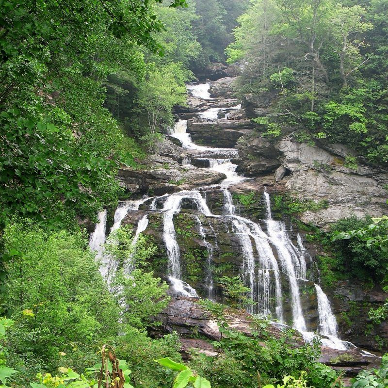 Cullasaja Falls - Click for More Information