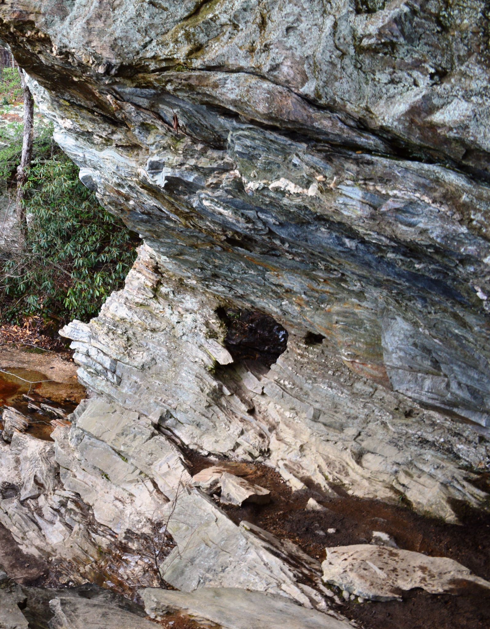 Fall Hidden Rocks Hidden Falls & Window Falls, Hanging Rock State Park » Carolina ...