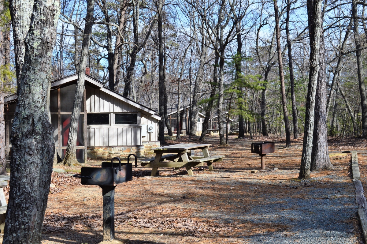 Vacation cabins at Hanging Rock State Park, Danbury, North Carolina