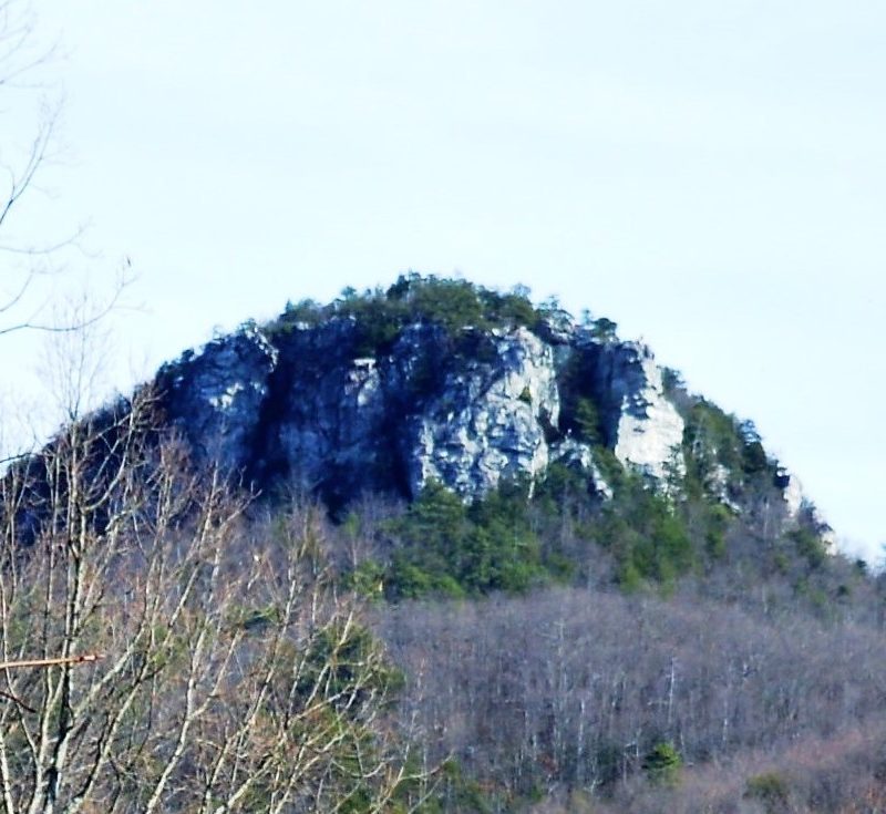 Peak of Hanging Rock at Hanging Rock State Park, Danbury, North Carolina