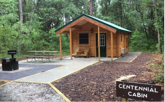 camper cabin in park