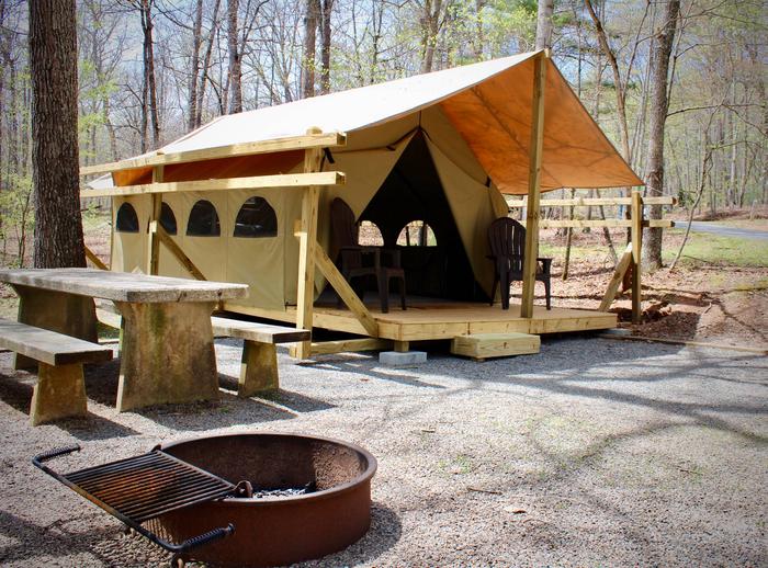 ‘Glamping’ Comes to the Pisgah National Forest