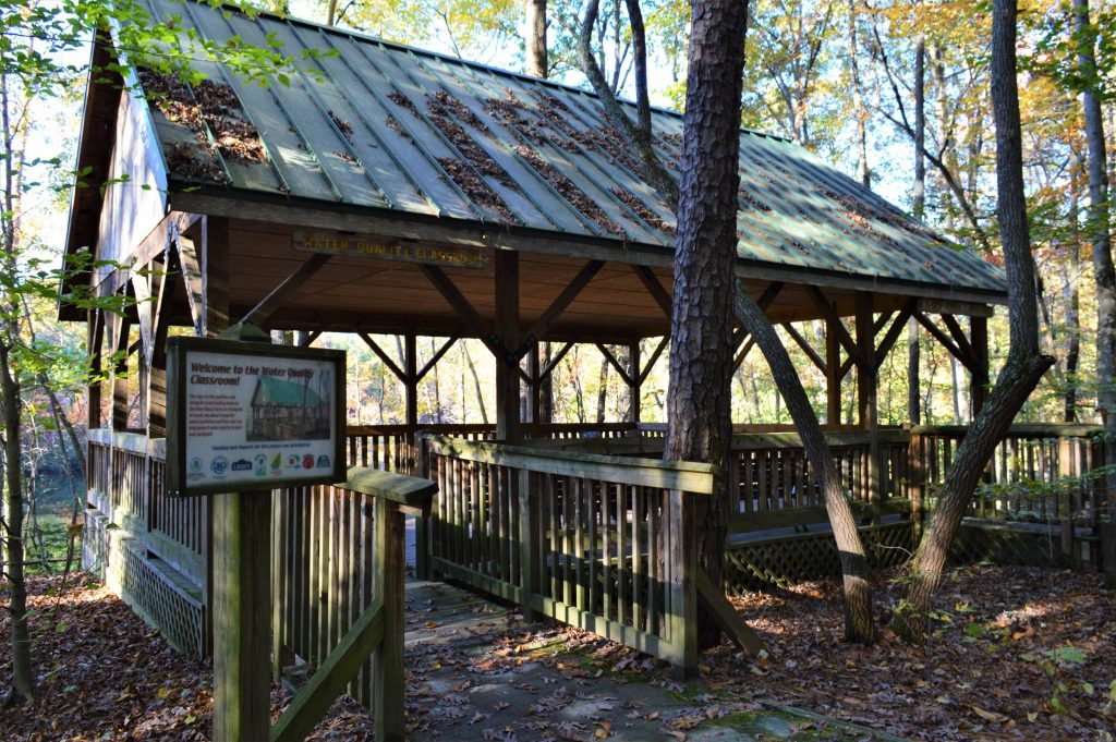 Classroom pavilion at Clemmons Educational State Forest