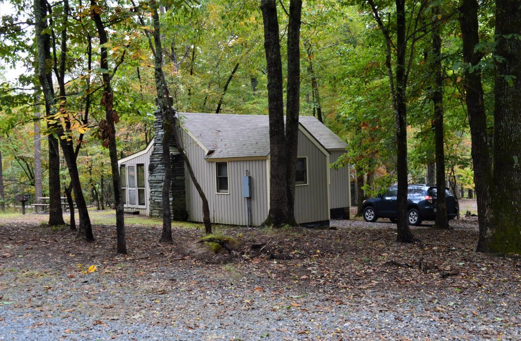 Vacation cabin at Morrow Mountain State Park